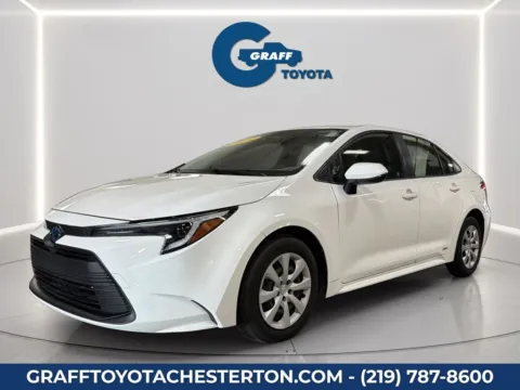White 2024 Toyota Corolla Hybrid LE for sale in Burns Harbor, IN