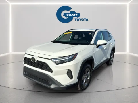 White 2023 Toyota RAV4 XLE for sale in Burns Harbor, IN