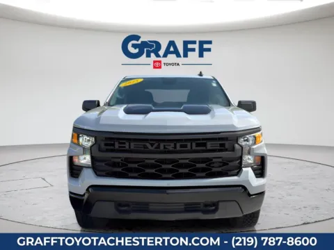 Photos of 2025 Chevrolet Silverado 1500 Custom Trail Boss for sale in Burns Harbor, IN at Graff Toyota