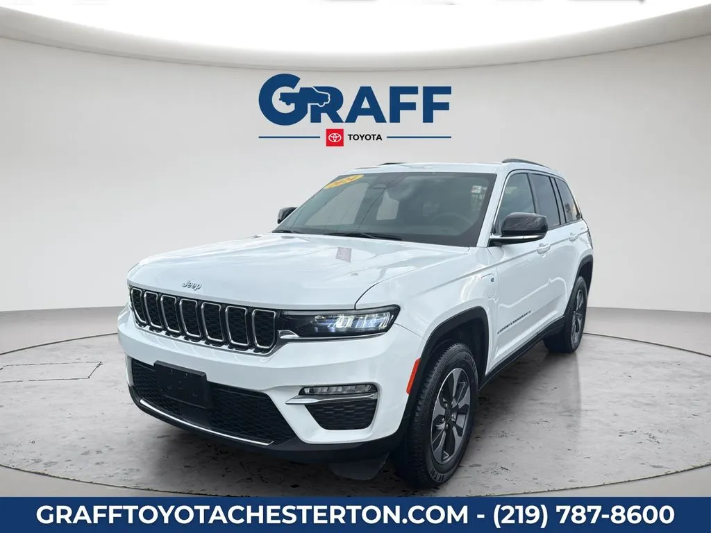 White 2024 Jeep Grand Cherokee 4xe for sale in Burns Harbor, IN