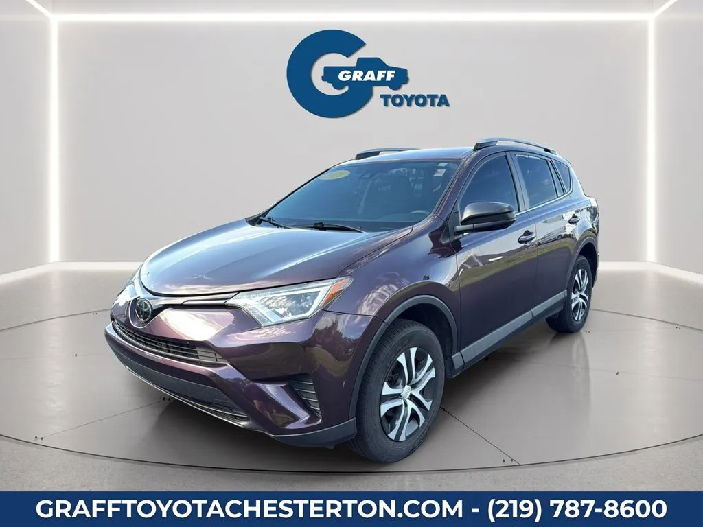 Black 2018 Toyota RAV4 LE for sale in Burns Harbor, IN
