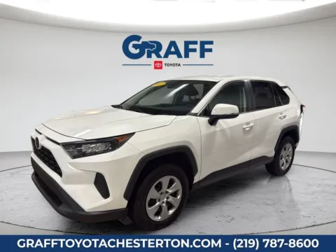 White 2022 Toyota RAV4 LE for sale in Burns Harbor, IN