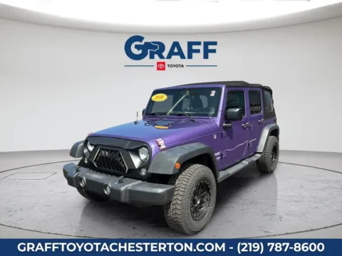 Purple 2018 Jeep Wrangler JK Unlimited Sport for sale in Burns Harbor, IN