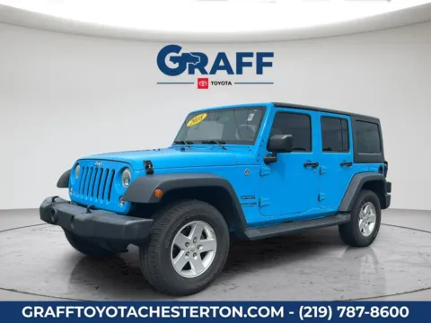 Photos of 2018 Jeep Wrangler JK Unlimited Sport for sale in Burns Harbor, IN at Graff Toyota