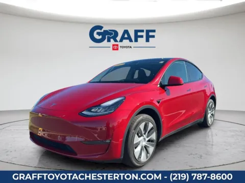 Red 2022 Tesla Model Y Long Range for sale in Burns Harbor, IN