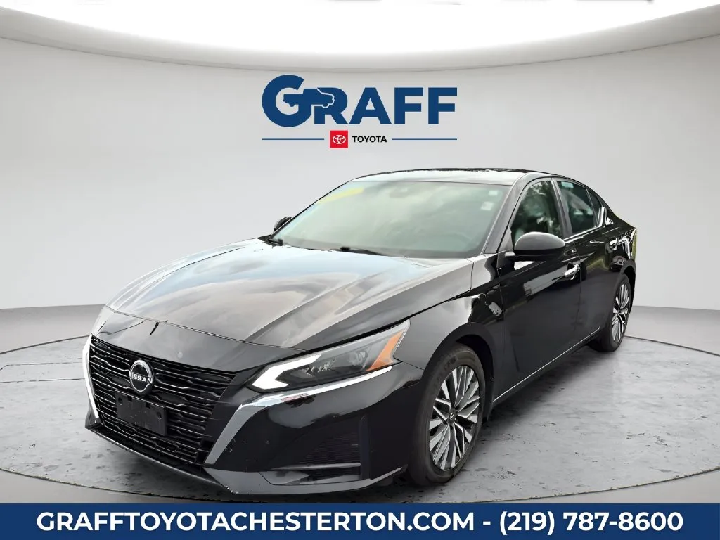 Black 2024 Nissan Altima 2.5 SV for sale in Burns Harbor, IN
