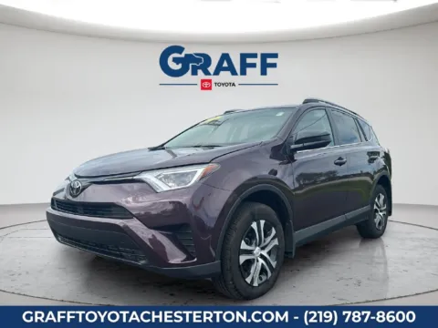 Black 2018 Toyota RAV4 LE for sale in Burns Harbor, IN