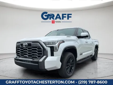White 2026 Toyota Tundra Hybrid Limited for sale in Burns Harbor, IN