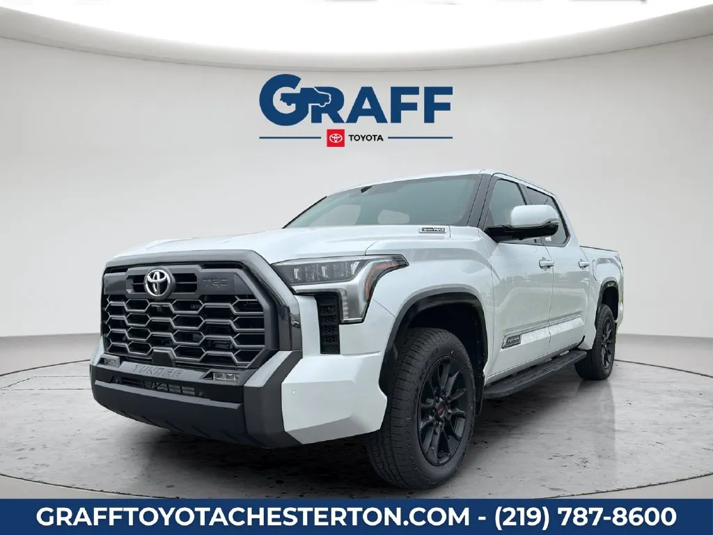 White 2026 Toyota Tundra Hybrid Limited for sale in Burns Harbor, IN