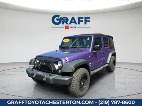Purple 2018 Jeep Wrangler JK Unlimited Sport for sale in Burns Harbor, IN