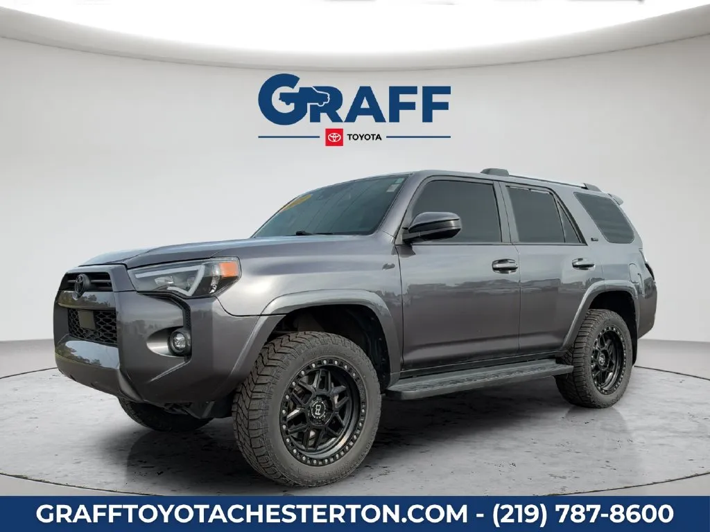 Gray 2021 Toyota 4Runner SR5 for sale in Burns Harbor, IN