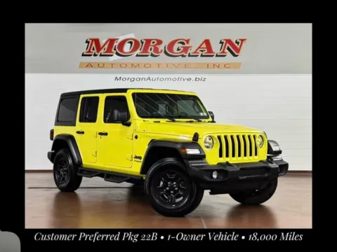 Gray 2022 Jeep Wrangler Unlimited Sport 4x4 for sale in Manheim, PA