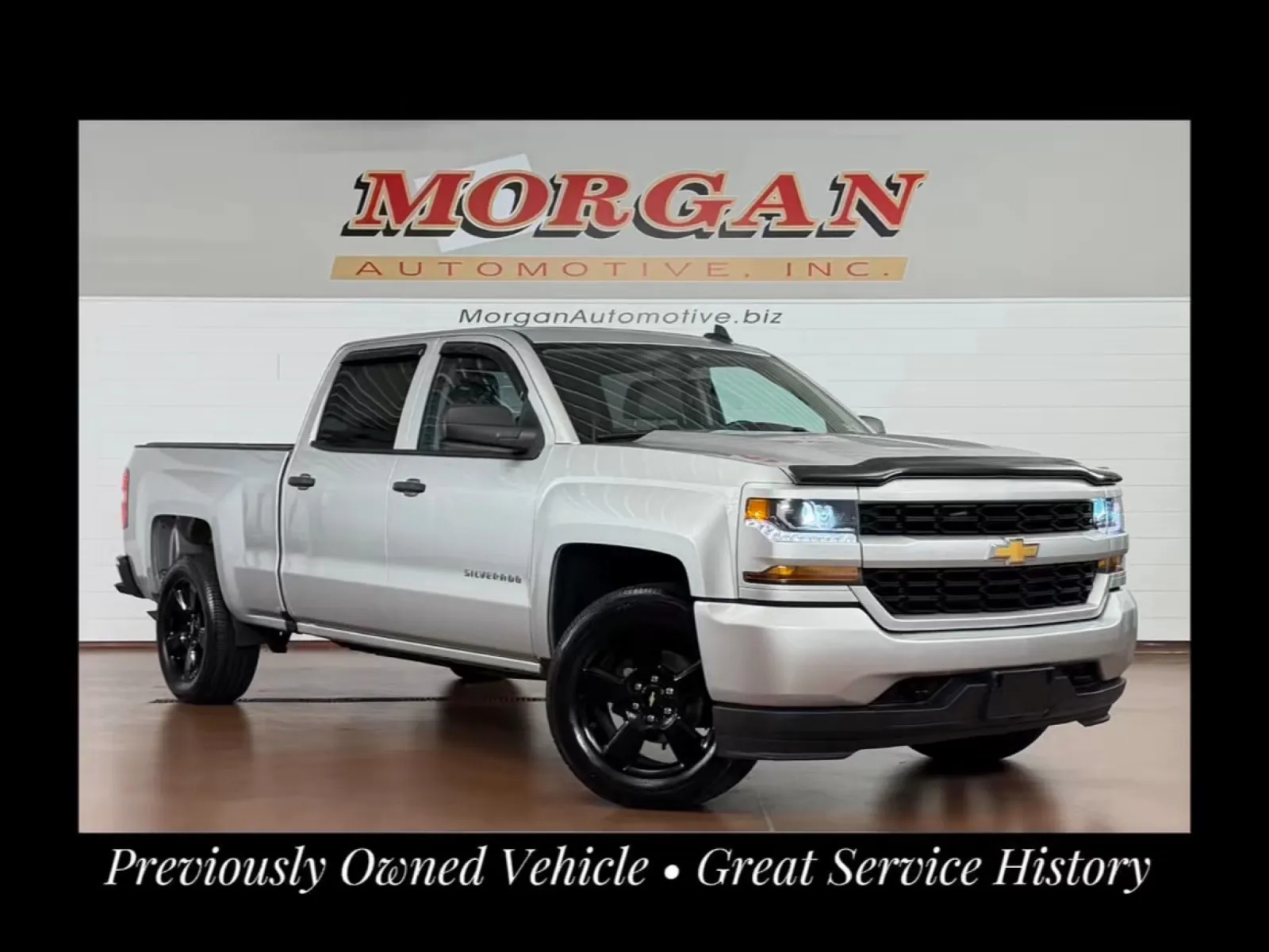 Silver 2018 Chevrolet Silverado 1500 Custom Crew Cab 4WD for sale in Manheim, PA