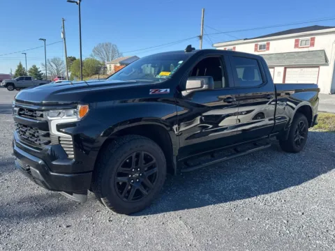 Black 2022 Chevrolet Silverado 1500 4WD Crew Cab Standard Bed RST for sale in Manheim, PA