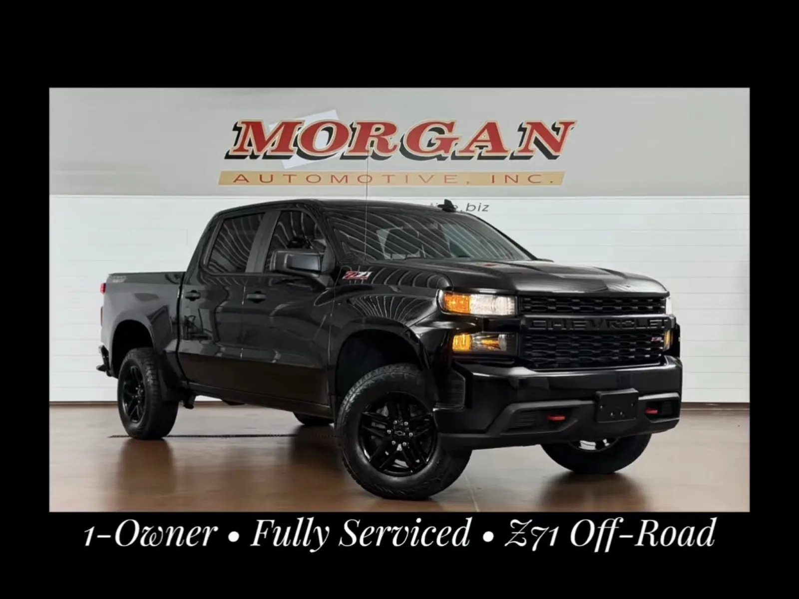 Black 2020 Chevrolet Silverado 1500 4WD Crew Cab Short Bed Custom Trail Boss for sale in Manheim, PA