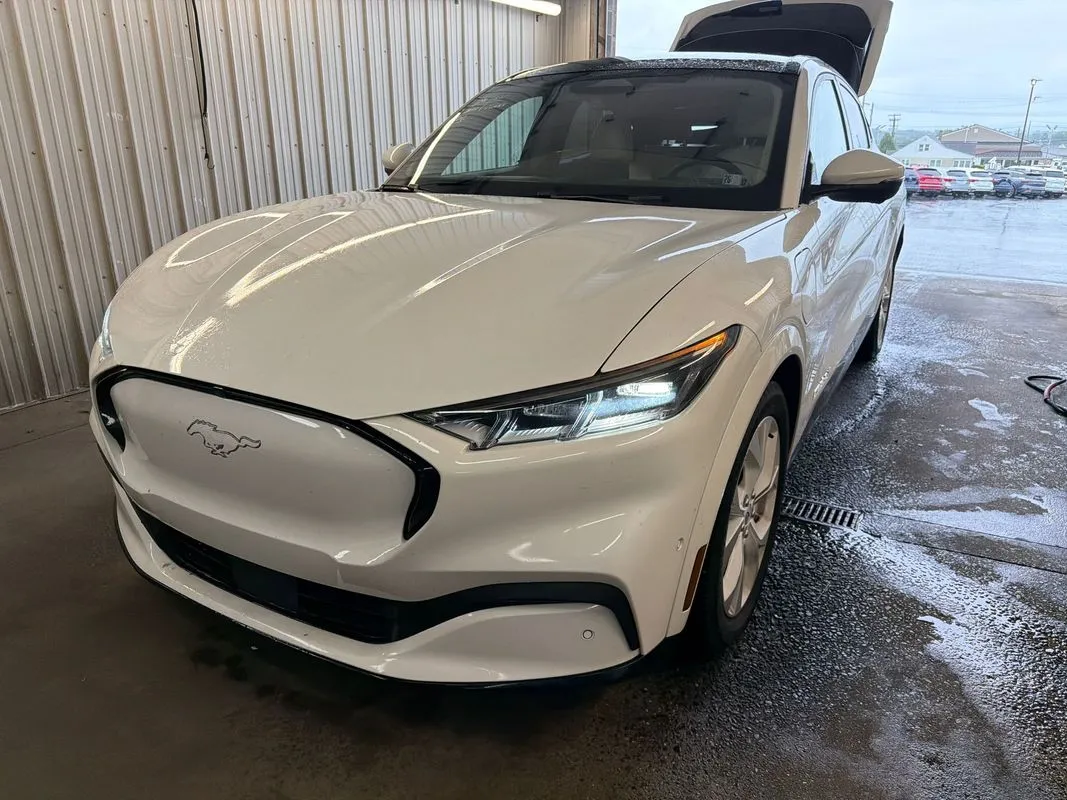 White 2022 Ford Mustang Mach-E Premium for sale in Manheim, PA