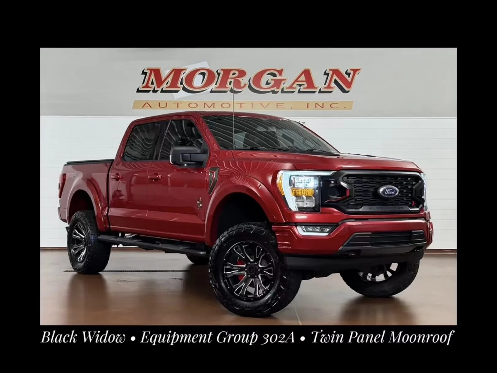 Red 2021 Ford F-150 XLT SuperCrew 4x4 Black Widow for sale in Manheim, PA