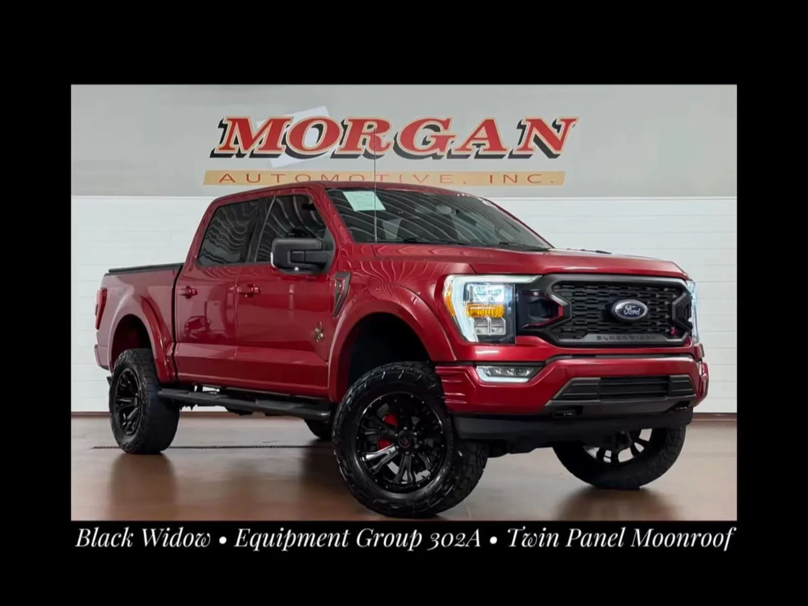 Red 2021 Ford F-150 XLT SuperCrew 4x4 Black Widow for sale in Manheim, PA