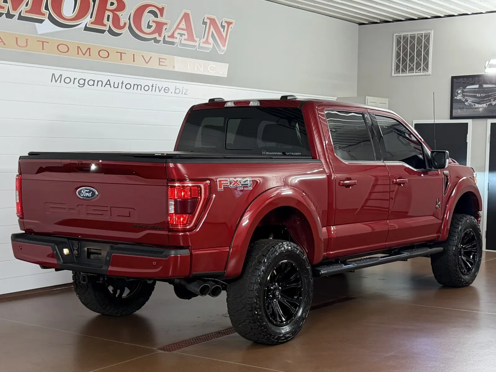 Another view of 2021 Ford F-150 XLT SuperCrew 4x4 Black Widow for sale in Manheim, PA at Morgan Automotive