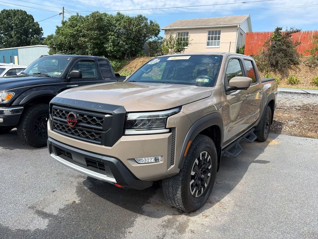 Beige 2024 Nissan Frontier Crew Cab PRO-4X 4x4 for sale in Manheim, PA