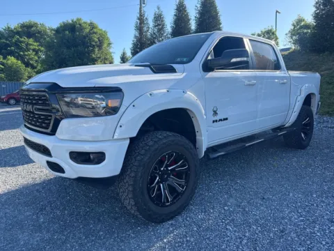 White 2022 Ram 1500 Big Horn Crew Cab 4x4 5'7" Box for sale in Manheim, PA