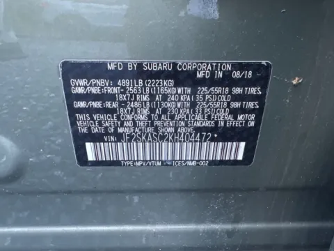 Photos of 2019 Subaru Forester Limited for sale in Manheim, PA at Morgan Automotive