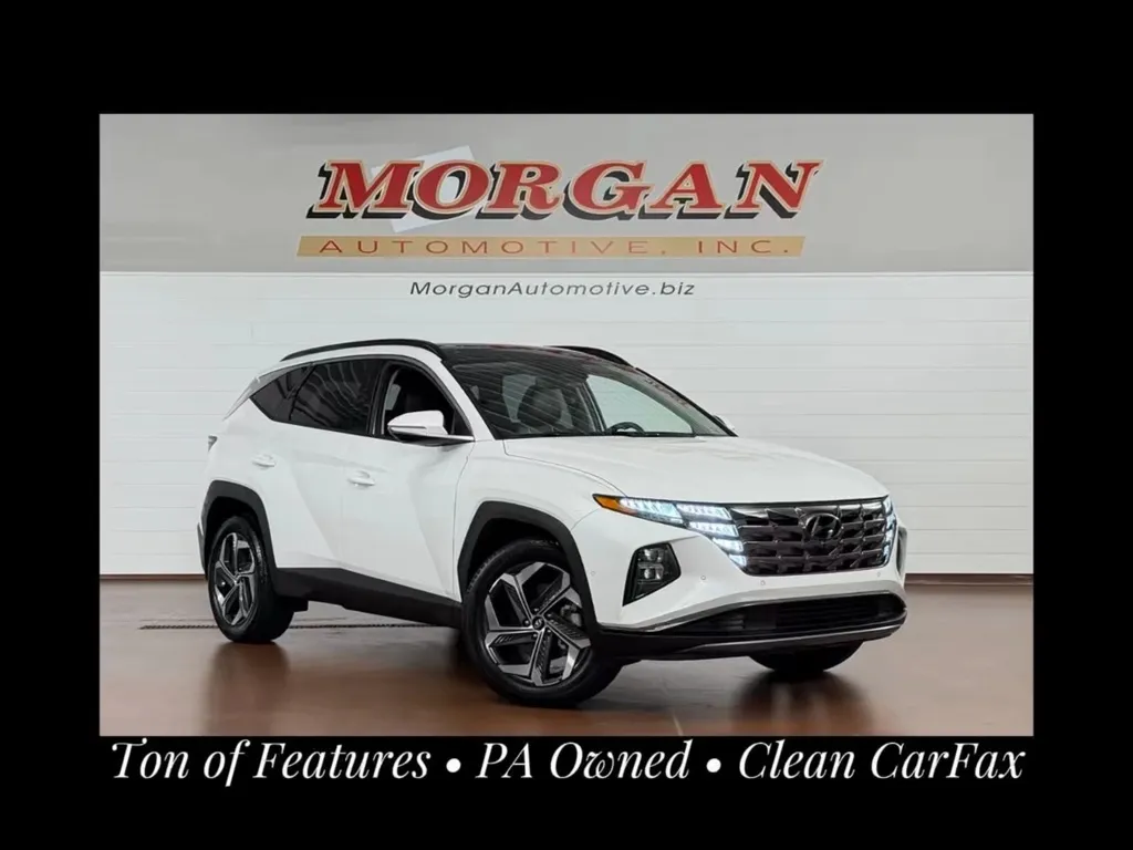White 2022 Hyundai Tucson Limited for sale in Manheim, PA
