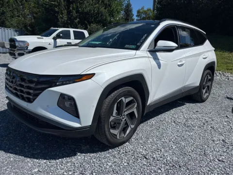 White 2022 Hyundai Tucson Limited for sale in Manheim, PA