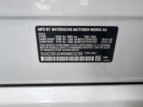 Another view of 2024 BMW X5 xDrive40i for sale in Manheim, PA at Morgan Automotive