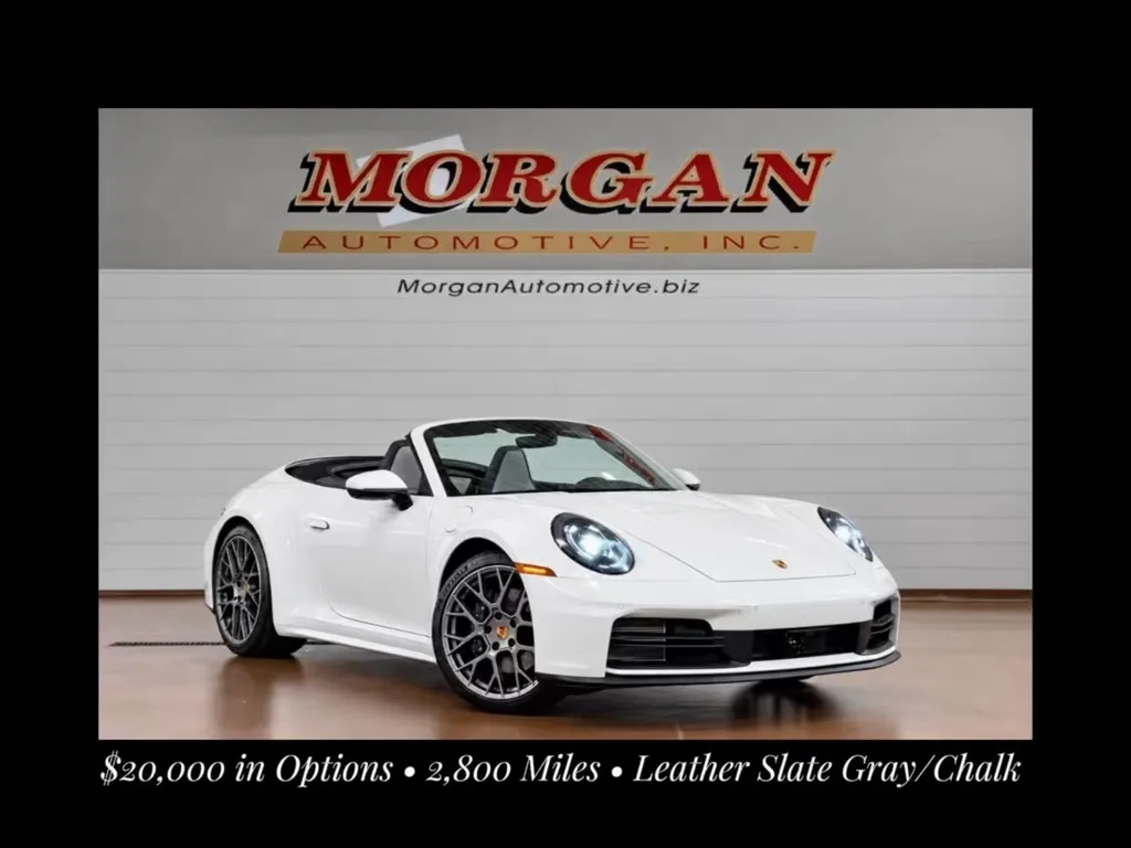 White 2025 Porsche 911 Cabriolet Carrera for sale in Manheim, PA