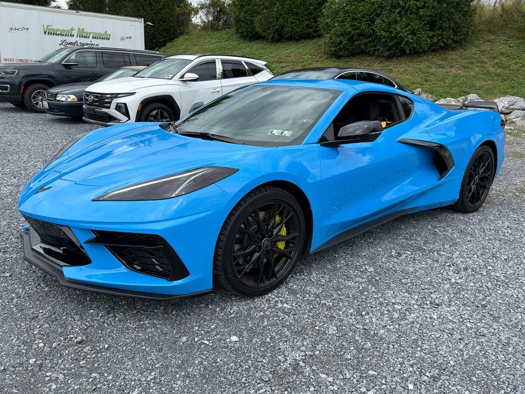 Blue 2023 Chevrolet Corvette Stingray RWD Coupe 3LT for sale in Manheim, PA