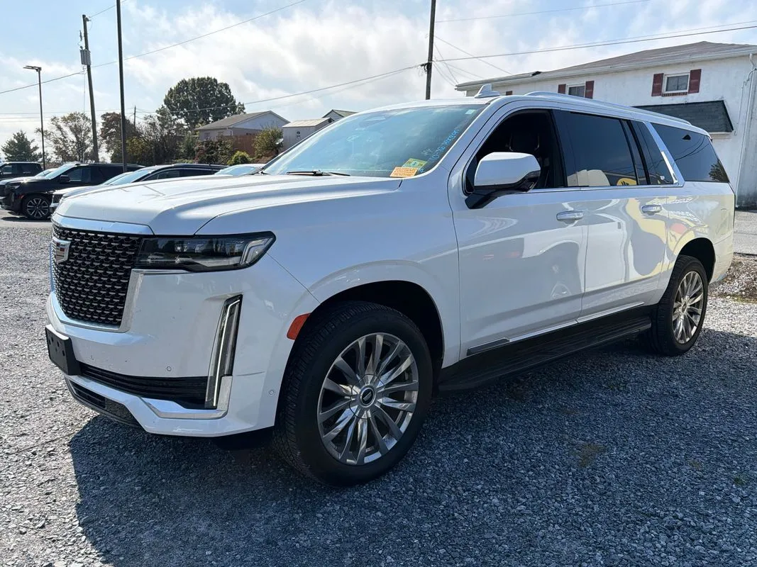 White 2021 Cadillac Escalade ESV 4WD Premium Luxury for sale in Manheim, PA