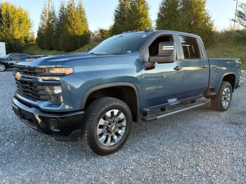Blue 2024 Chevrolet Silverado 2500 HD 4WD Crew Cab Standard Bed Custom for sale in Manheim, PA