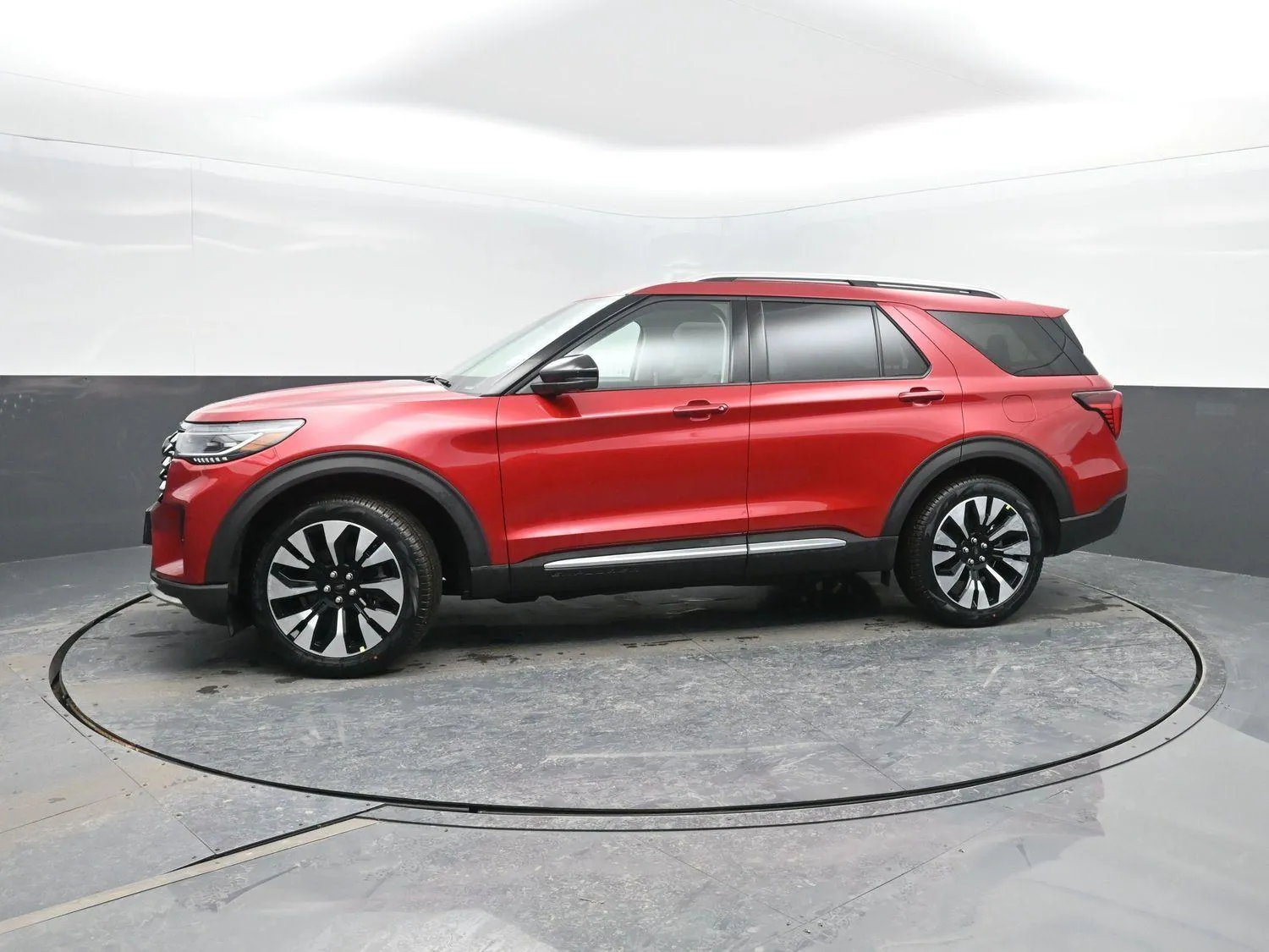 Red 2026 Ford Explorer Platinum for sale in Charles City, IA