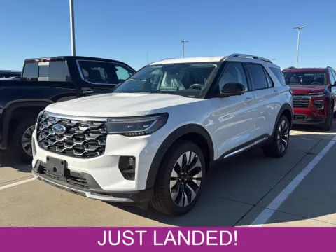 White 2026 Ford Explorer Platinum for sale in Charles City, IA