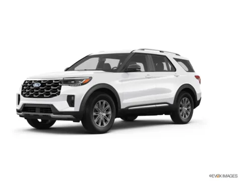 White 2026 Ford Explorer Platinum for sale in Charles City, IA