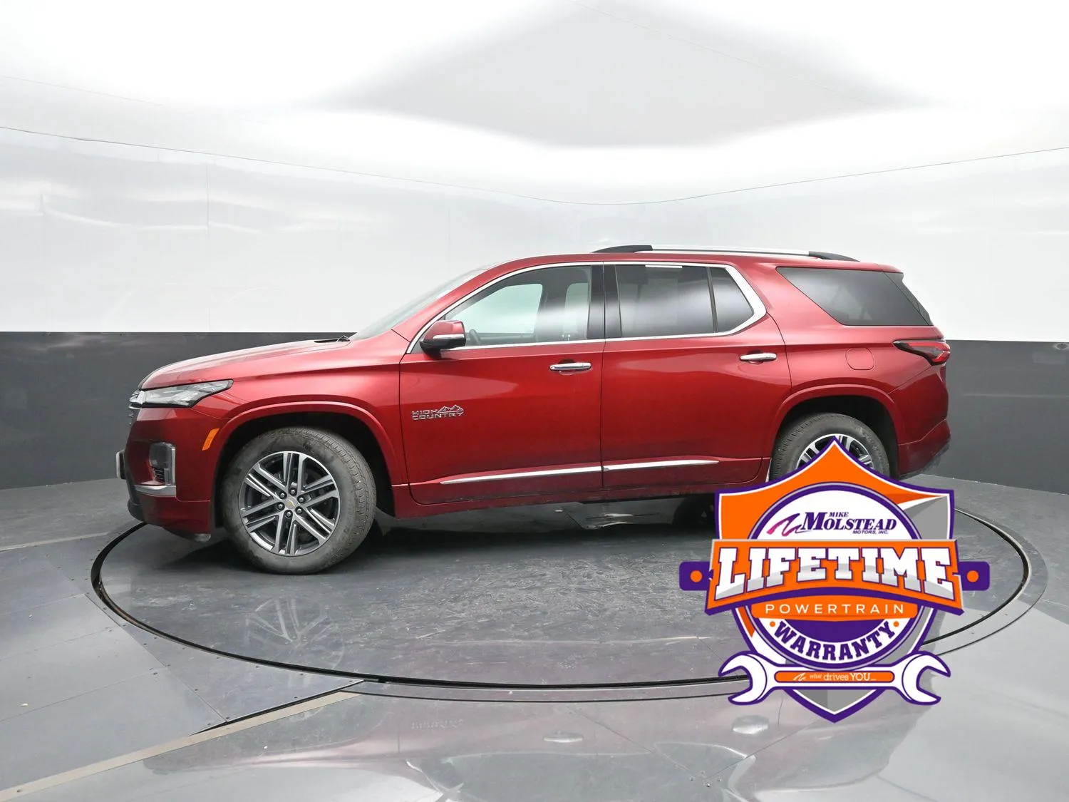 Red 2024 Chevrolet Traverse Limited High Country for sale in Charles City, IA