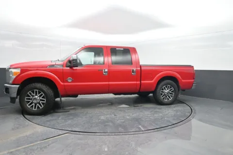 Red 2011 Ford Super Duty F-250 Lariat for sale in Charles City, IA