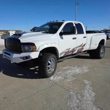 Silver 2003 DODGE RAM 3500 for sale in Charles City, IA