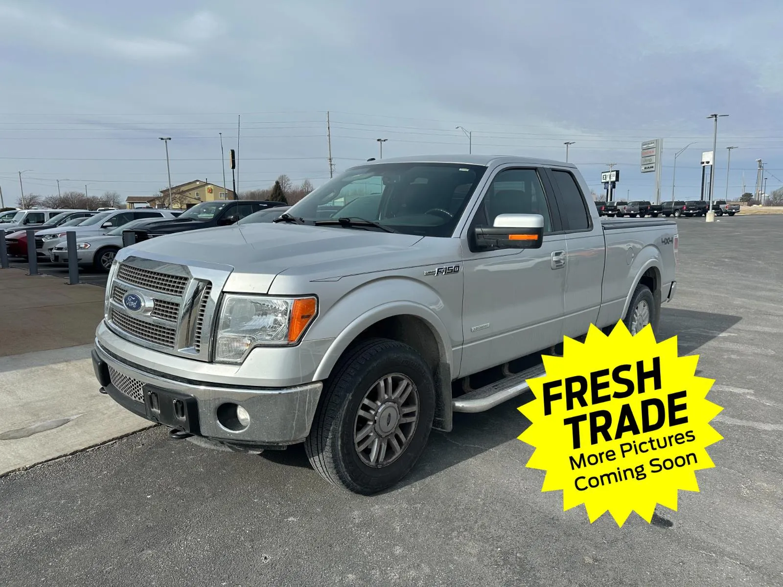 Silver 2011 Ford F-150 Lariat for sale in Charles City, IA