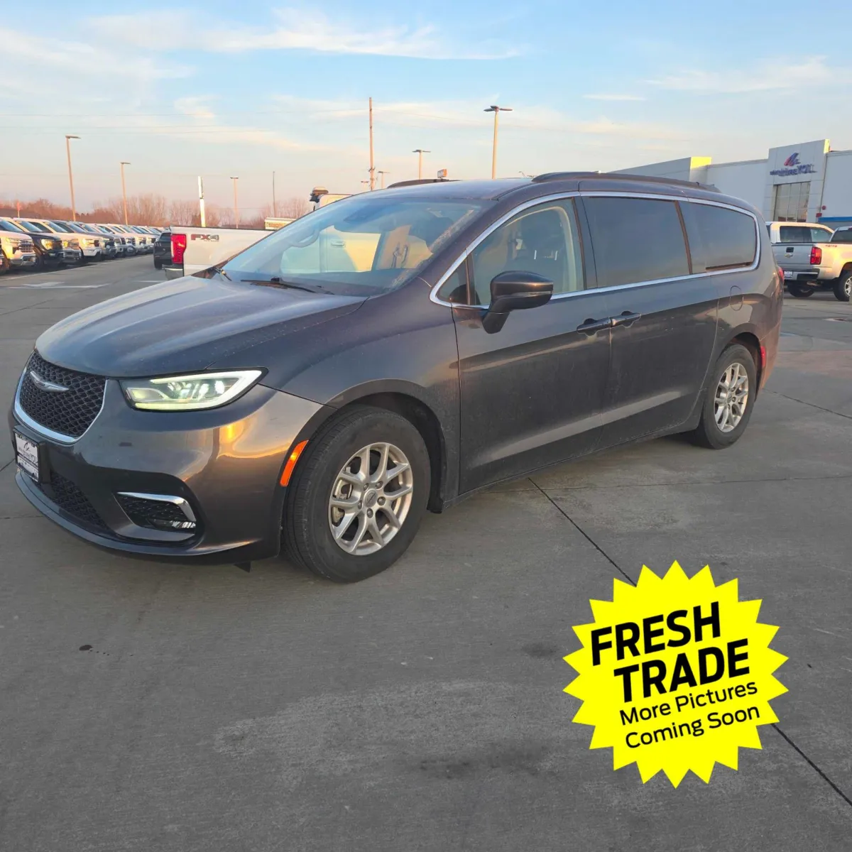 Gray 2022 Chrysler Pacifica Touring L for sale in Charles City, IA