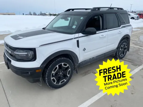 White 2024 Ford Bronco Sport Outer Banks for sale in Charles City, IA