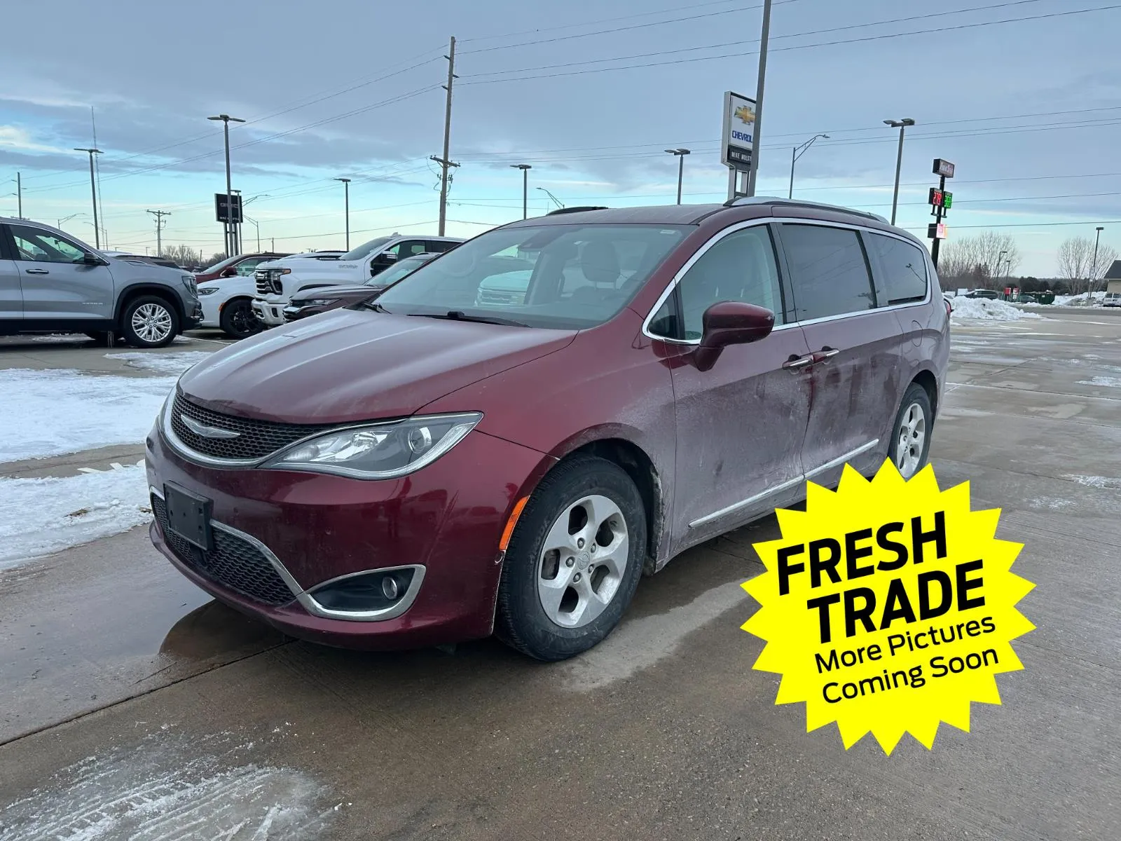 Red 2017 Chrysler Pacifica Touring-L Plus for sale in Charles City, IA