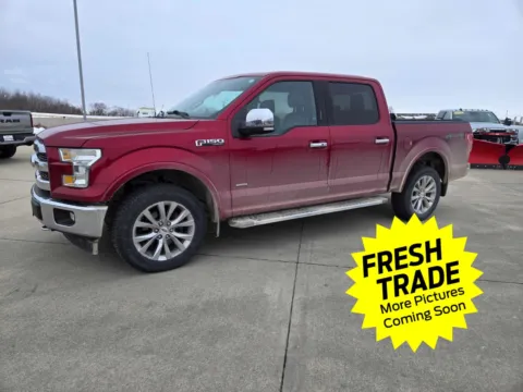 Red 2017 Ford F-150 Lariat for sale in Charles City, IA