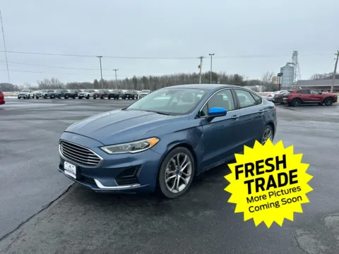Blue 2019 Ford Fusion SEL for sale in Charles City, IA