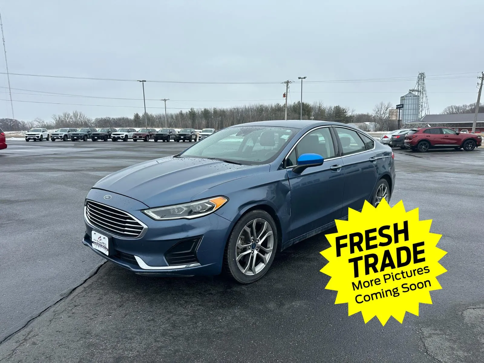 Blue 2019 Ford Fusion SEL for sale in Charles City, IA