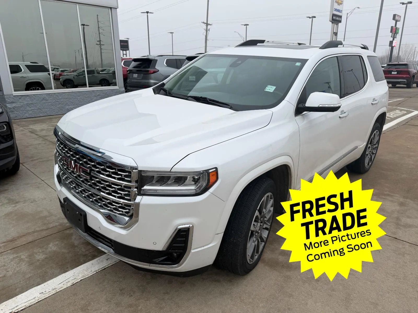White 2020 GMC Acadia Denali for sale in Charles City, IA