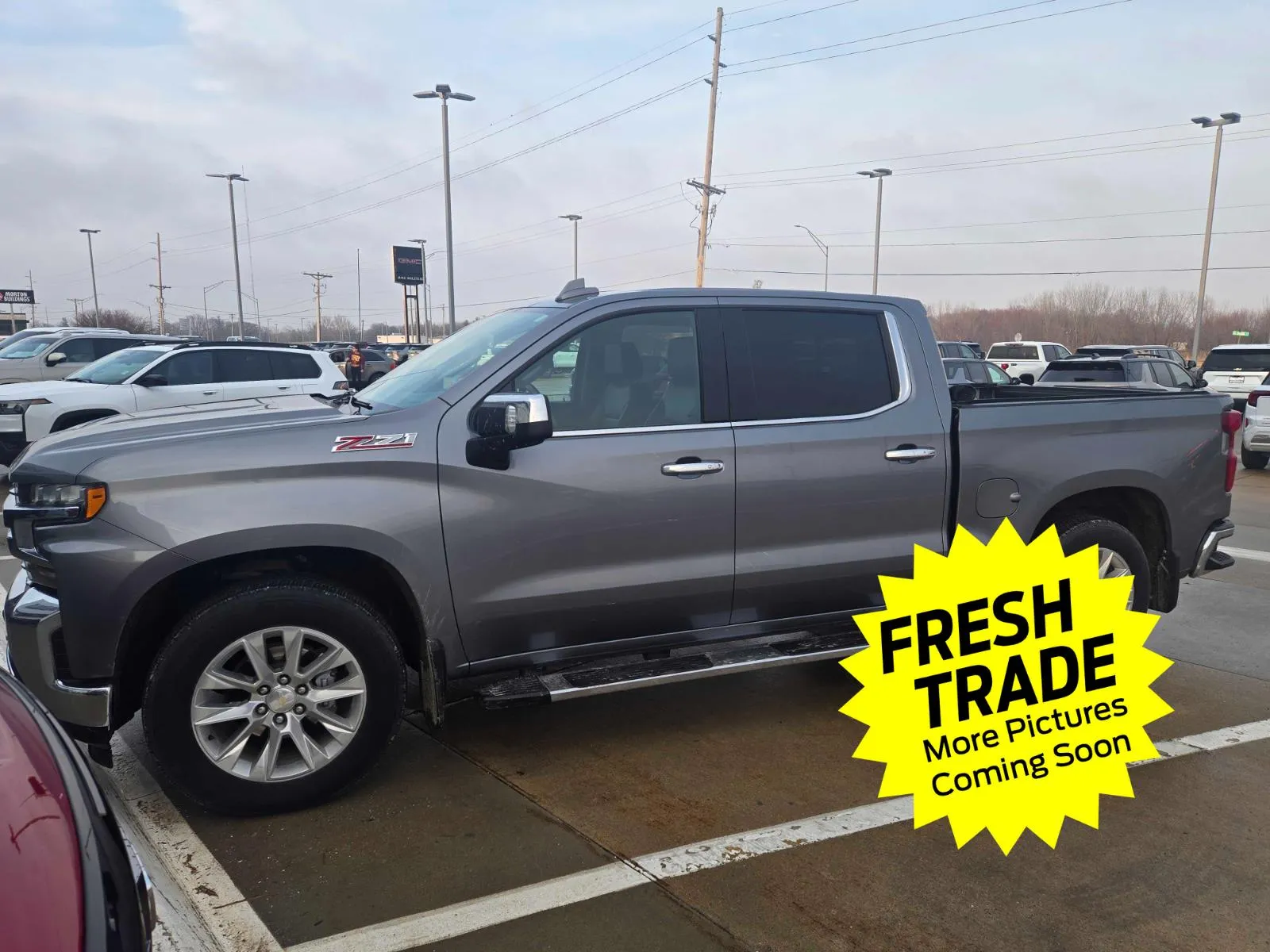 Gray 2021 Chevrolet Silverado 1500 LTZ for sale in Charles City, IA