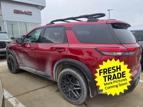 Red 2024 Nissan Pathfinder Rock Creek for sale in Charles City, IA