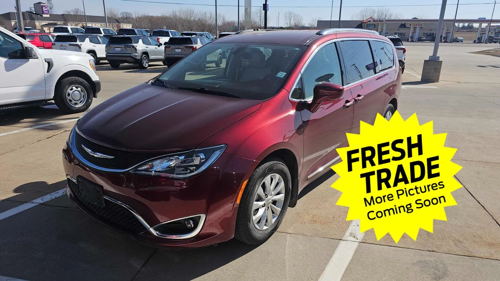 Red 2018 Chrysler Pacifica Touring L for sale in Charles City, IA
